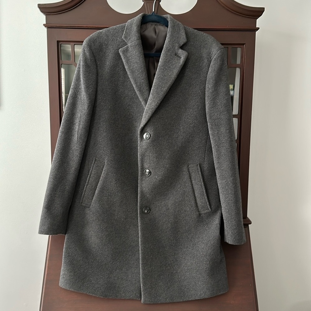 Wool Peacoat 40L Calvin Klein